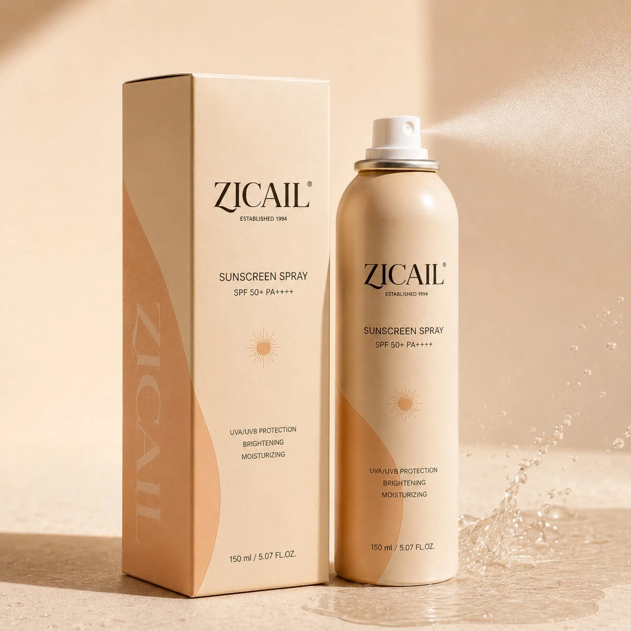 Zicail sunscreen spray product with aerosol can spray mist - Zicail Beauty Zicail sunscreen spray product with aerosol can spray mist - Sunscreen Stick vs Spray: Which SPF Format Is Better?