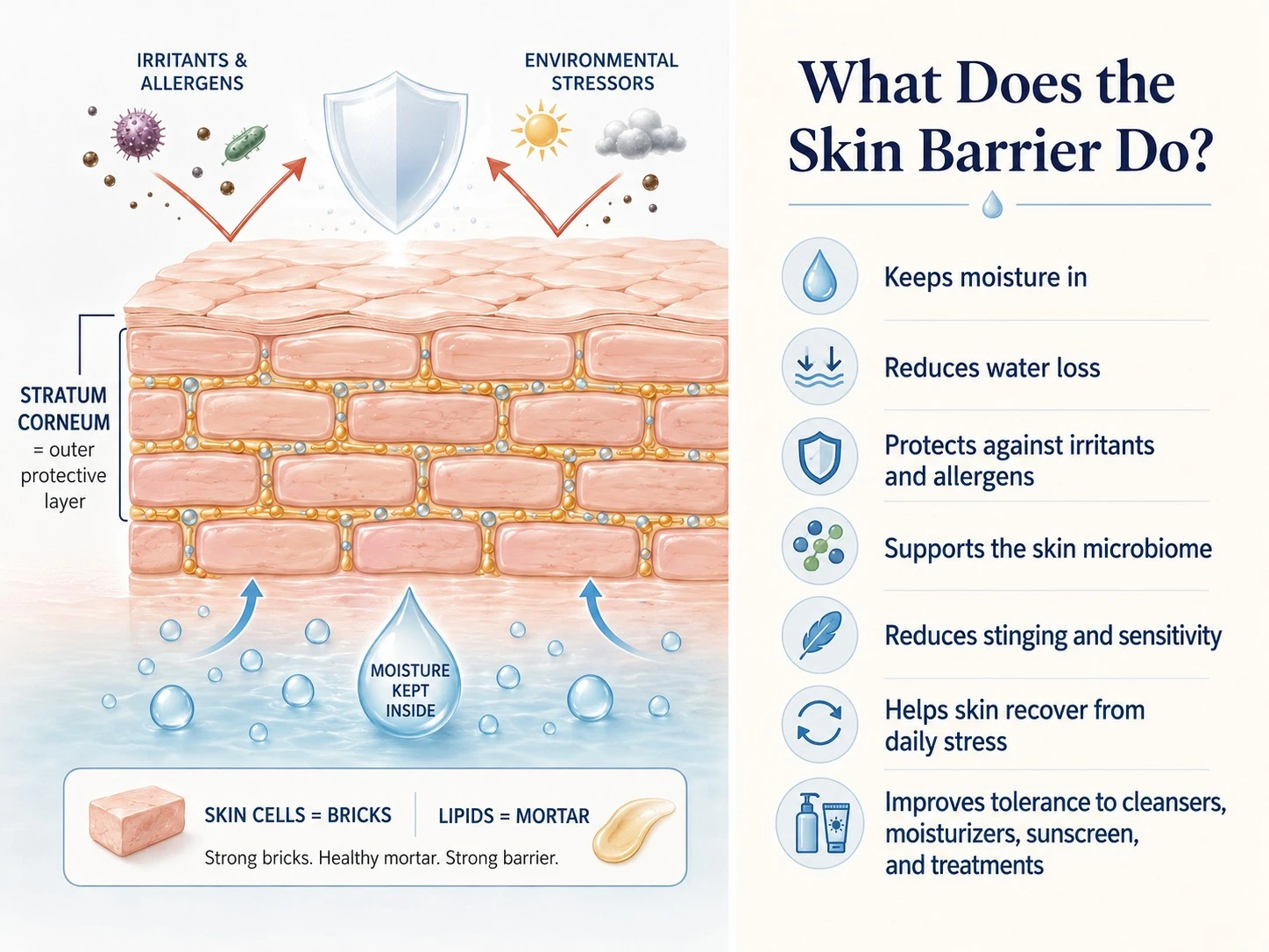 What Does the Skin Barrier Do? What Does the Skin Barrier Do? - Zicail Beauty What Does the Skin Barrier Do? What Does the Skin Barrier Do? - Skin Barrier: Signs of Damage and How to Repair It
