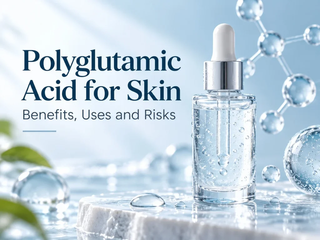 Polyglutamic Acid for Skin Benefits Uses and Risks skincare hydration cover