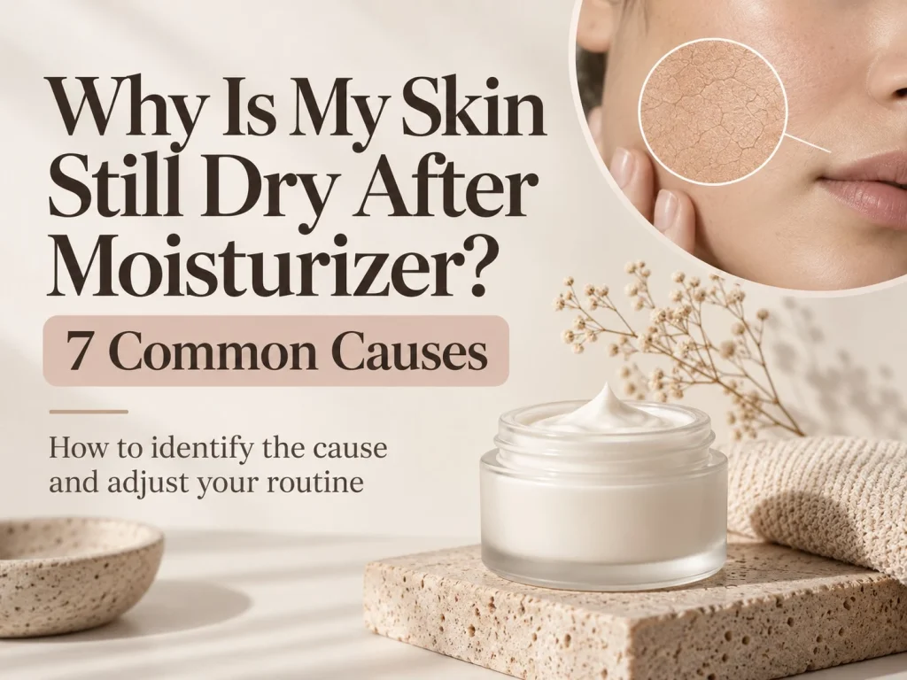 Why Is My Skin Still Dry After Moisturizer 7 Causes skincare cover