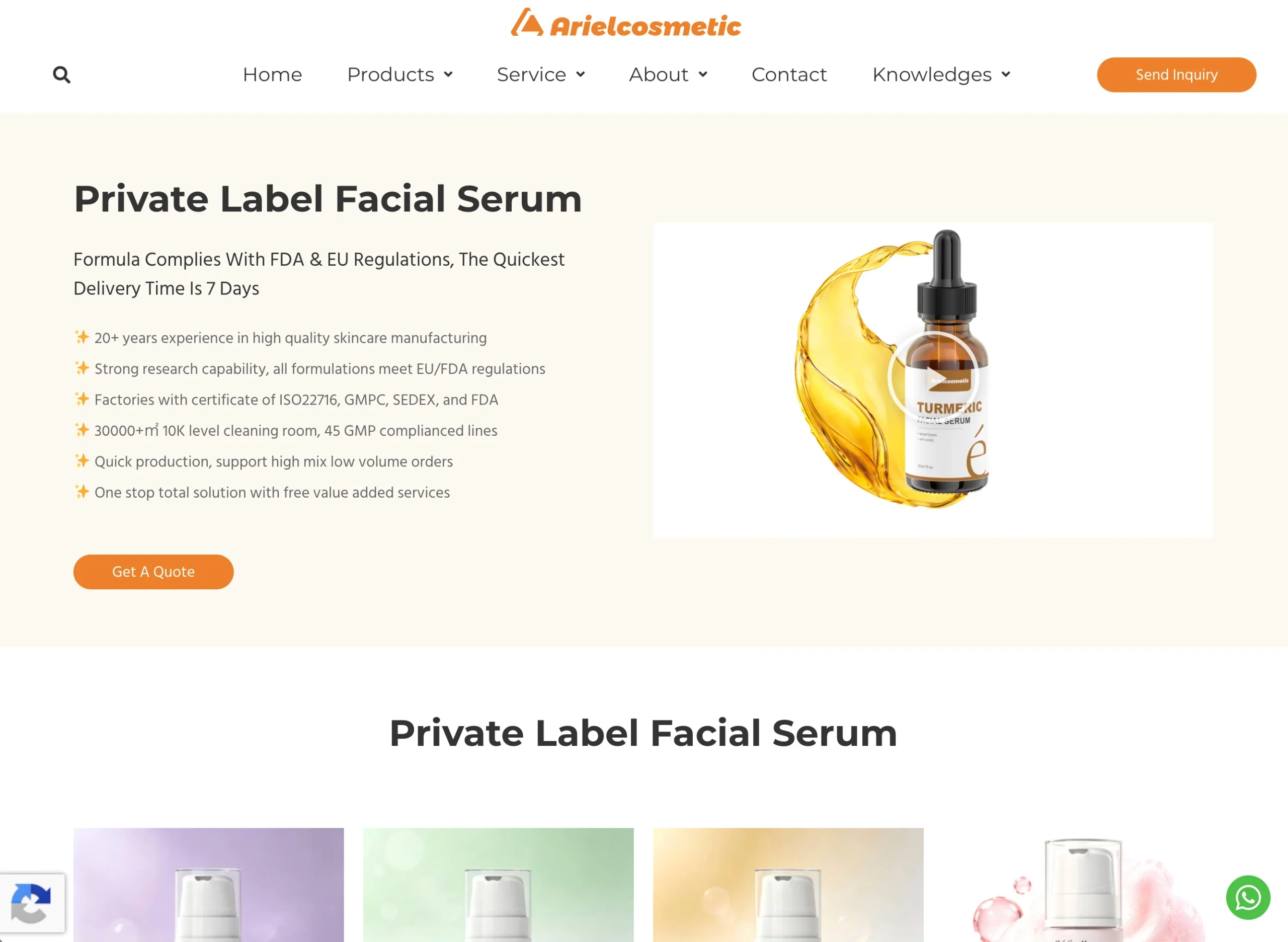 arielcosmetic.com one of the Top face serum Manufacturers in china - Zicail Beauty arielcosmetic.com one of the Top face serum Manufacturers in china - Top Face Serum Manufacturers in China