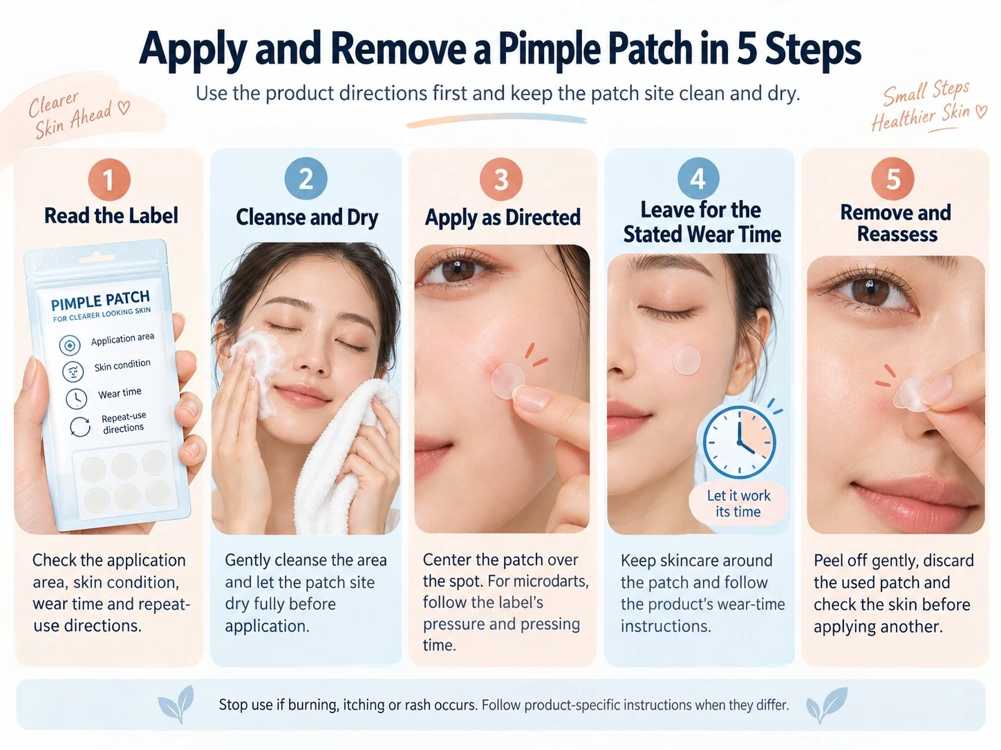 How to Apply and Remove a Pimple Patch five step guide for hydrocolloid and microdart patches - Zicail Beauty How to Apply and Remove a Pimple Patch five step guide for hydrocolloid and microdart patches - Hydrocolloid vs Microdart Pimple Patches: Key Differences