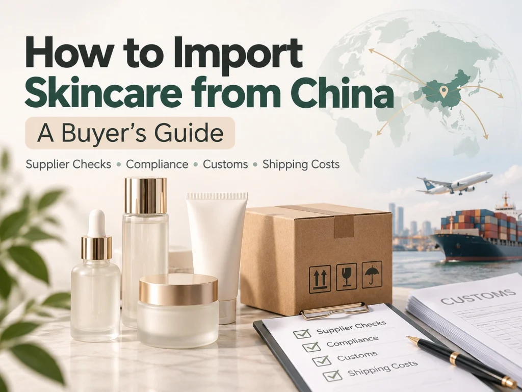 How to Import Skincare from China A Buyers Guide supplier checks customs and shipping